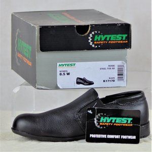 Hytest Rosie Women 8.5 W Black Safety Steel Toe